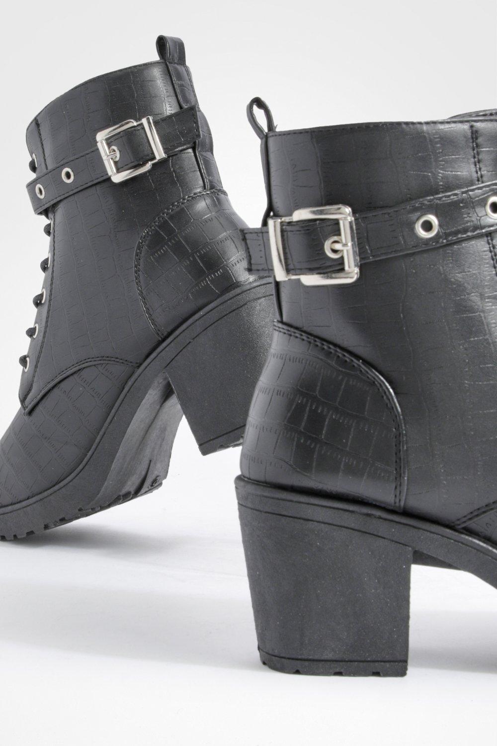 Croc buckle clearance boots